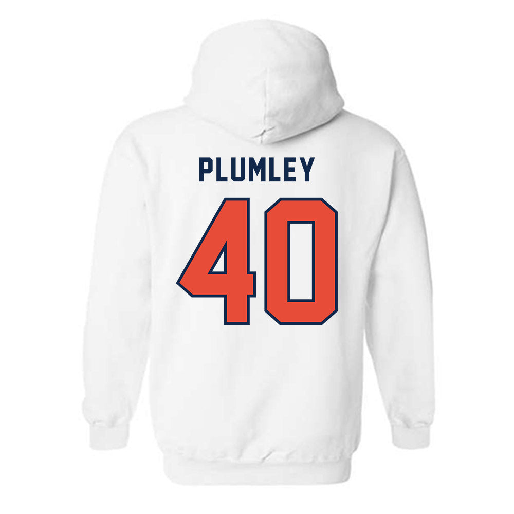 Illinois - NCAA Baseball : Ben Plumley - Classsic Shersey Hooded Sweatshirt-1
