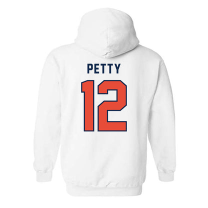 Illinois - NCAA Football : Trey Petty - Classsic Shersey Hooded Sweatshirt-1