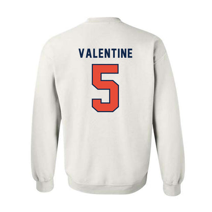 Illinois - NCAA Football : Ca'Lil Valentine - Classsic Shersey Crewneck Sweatshirt-1