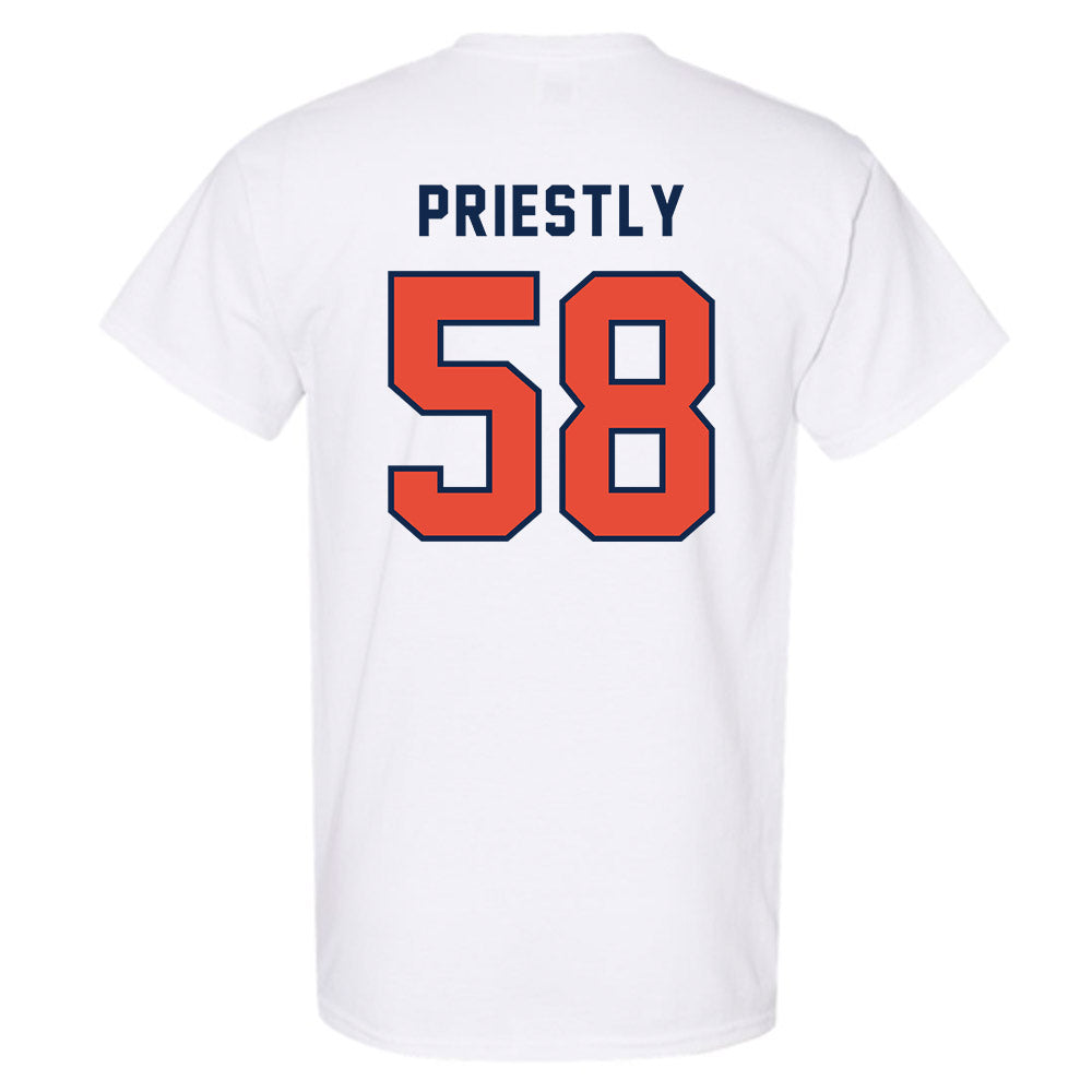 Illinois - NCAA Football : Melvin Priestly - Classsic Shersey T-Shirt-1