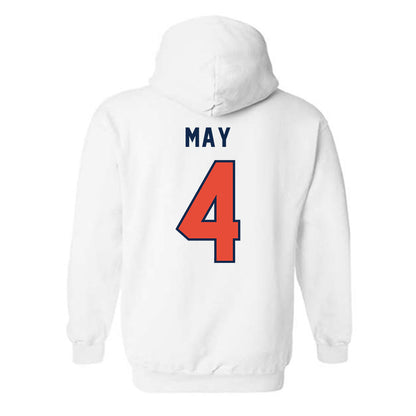Illinois - NCAA Women's Volleyball : Bianca May - Classsic Shersey Hooded Sweatshirt-1