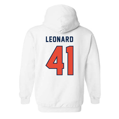 Illinois - NCAA Football : Clayton Leonard - Classsic Shersey Hooded Sweatshirt-1