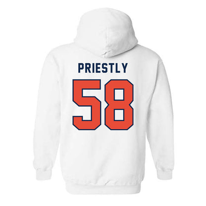 Illinois - NCAA Football : Melvin Priestly - Classsic Shersey Hooded Sweatshirt-1