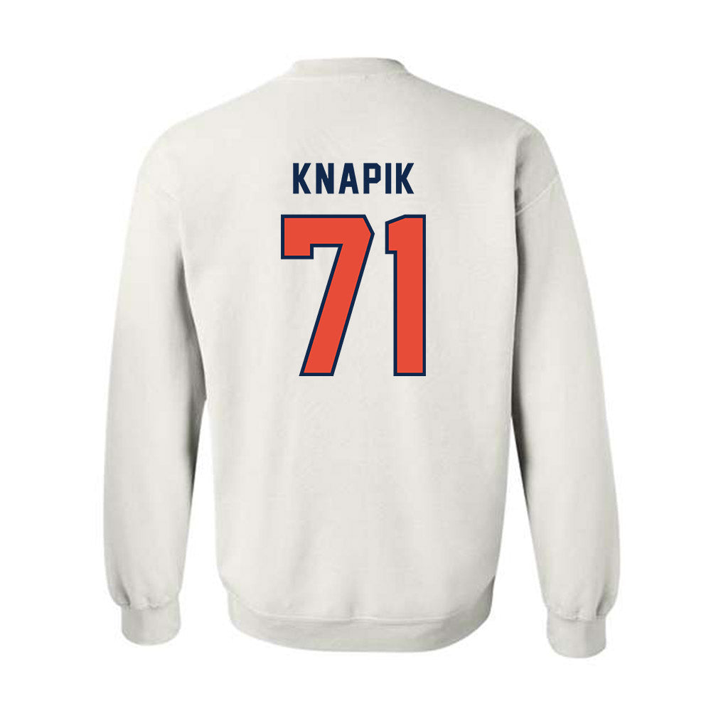 Illinois - NCAA Football : Nathan Knapik - Classsic Shersey Crewneck Sweatshirt-1