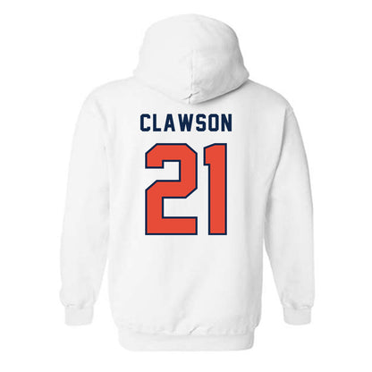 Illinois - NCAA Football : Ben Clawson - Classsic Shersey Hooded Sweatshirt-1
