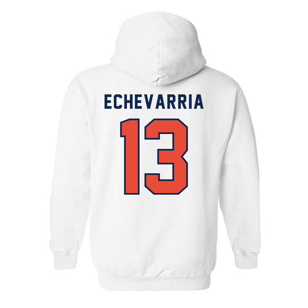 Illinois - NCAA Softball : Eden Echevarria - Classsic Shersey Hooded Sweatshirt-1