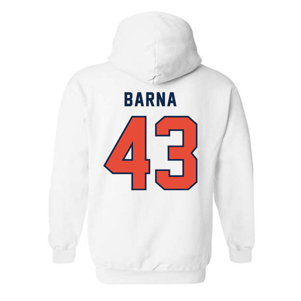 Illinois - NCAA Football : Joe Barna - Classsic Shersey Hooded Sweatshirt-1