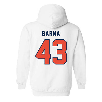Illinois - NCAA Football : Joe Barna - Classsic Shersey Hooded Sweatshirt-1