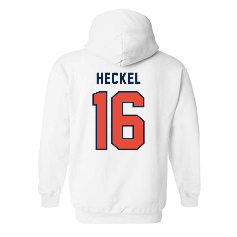Illinois - NCAA Football : Tanner Heckel - Classsic Shersey Hooded Sweatshirt-1