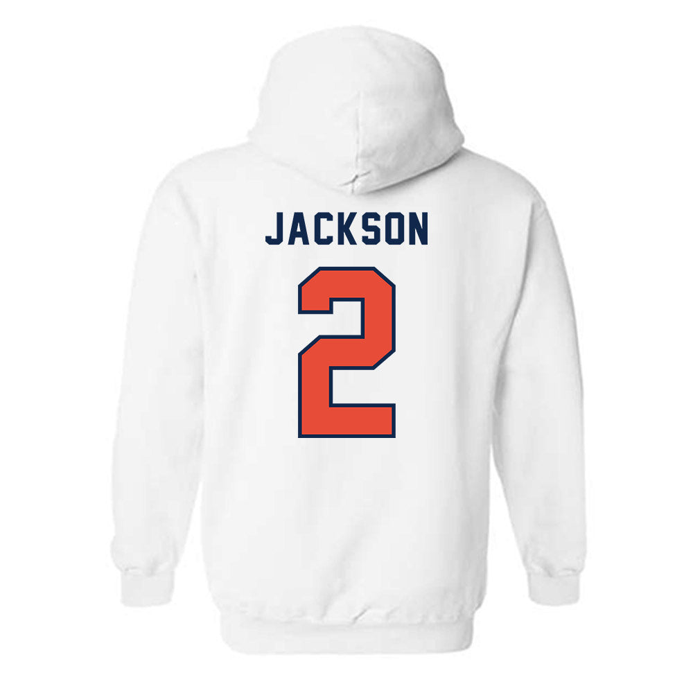 Illinois - NCAA Women's Basketball : Destiny Jackson - Classsic Shersey Hooded Sweatshirt-1