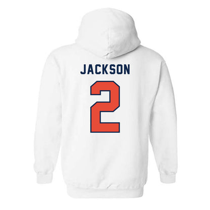 Illinois - NCAA Women's Basketball : Destiny Jackson - Classsic Shersey Hooded Sweatshirt-1