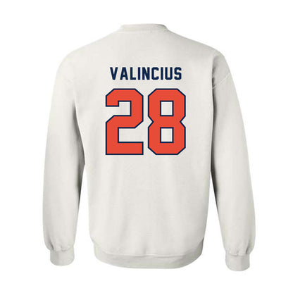 Illinois - NCAA Baseball : Vytas Valincius - Classsic Shersey Crewneck Sweatshirt-1