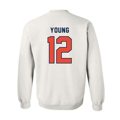 Illinois - NCAA Baseball : Ike Young - Classsic Shersey Crewneck Sweatshirt-1
