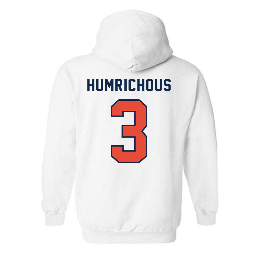Illinois - NCAA Men's Basketball : Benjamin Humrichous - Classsic Shersey Hooded Sweatshirt-1