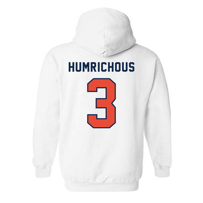 Illinois - NCAA Men's Basketball : Benjamin Humrichous - Classsic Shersey Hooded Sweatshirt-1