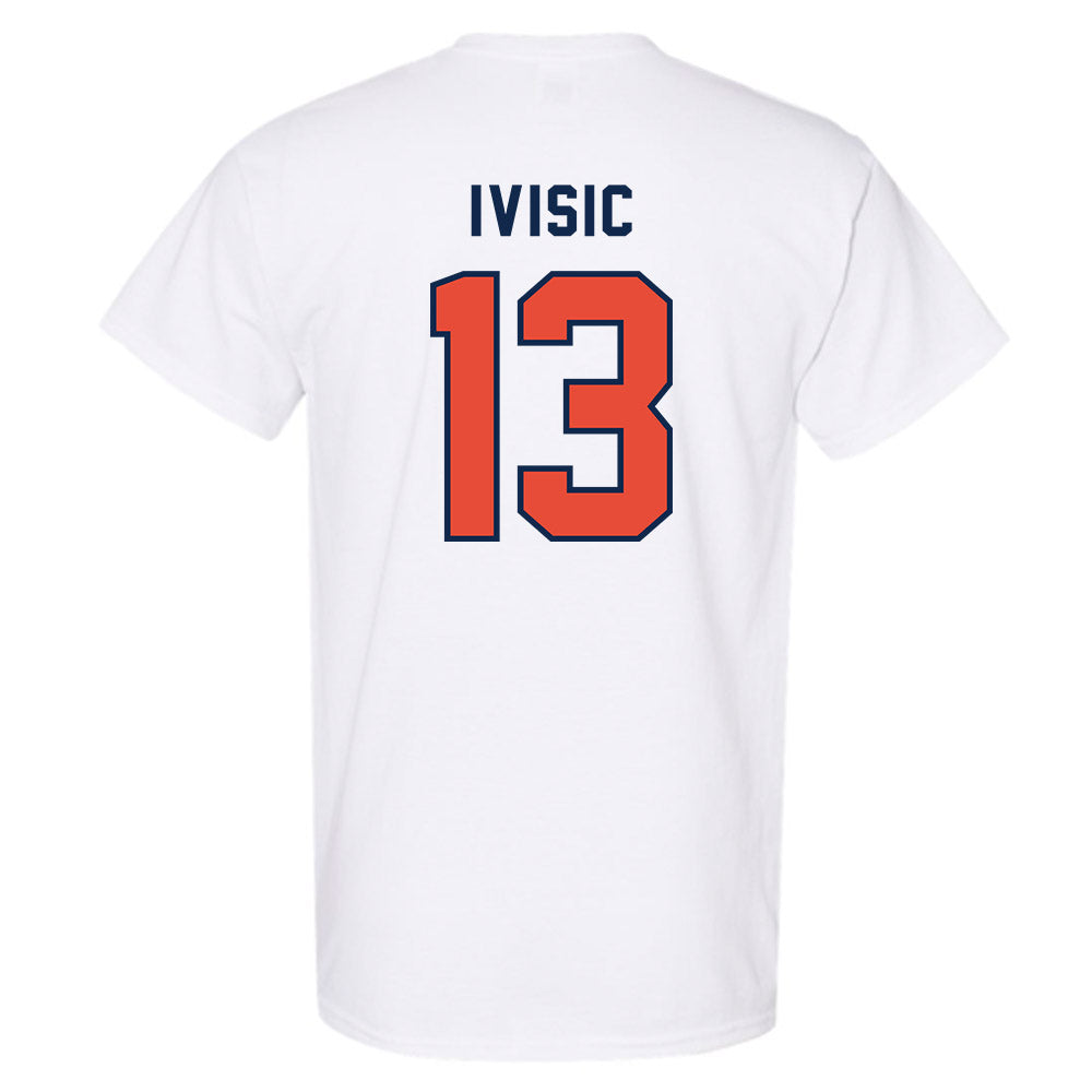 Illinois - NCAA Men's Basketball : Tomislav Ivisic - Classsic Shersey T-Shirt-1