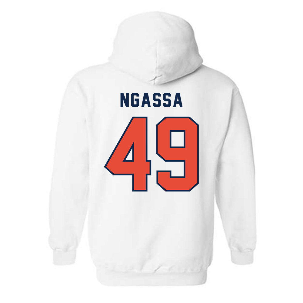 Illinois - NCAA Football : Harrysson Ngassa - Classsic Shersey Hooded Sweatshirt-1