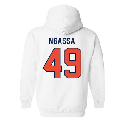 Illinois - NCAA Football : Harrysson Ngassa - Classsic Shersey Hooded Sweatshirt-1