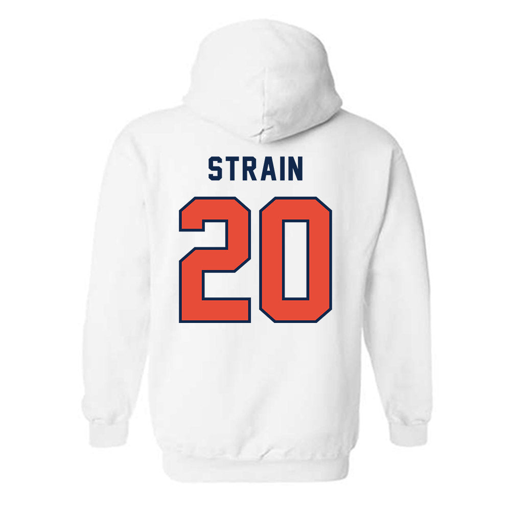 Illinois - NCAA Football : Tyler Strain - Classsic Shersey Hooded Sweatshirt-1