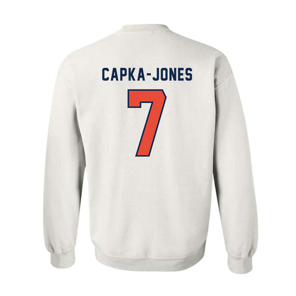 Illinois - NCAA Football : Alexander Capka-Jones - Classsic Shersey Crewneck Sweatshirt-1