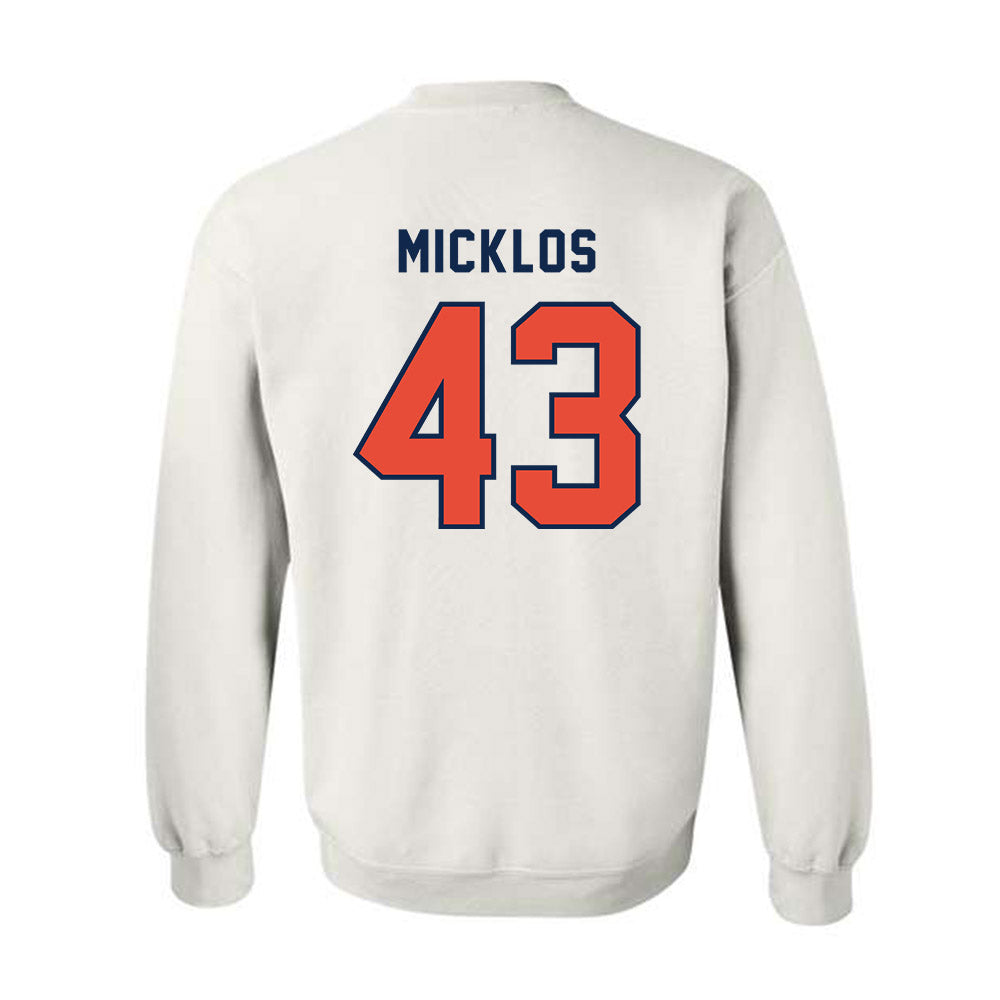 Illinois - NCAA Men's Gymnastics : Connor Micklos - Classsic Shersey Crewneck Sweatshirt-1