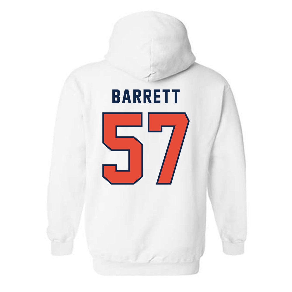 Illinois - NCAA Football : Zach Barrett - Classsic Shersey Hooded Sweatshirt-1