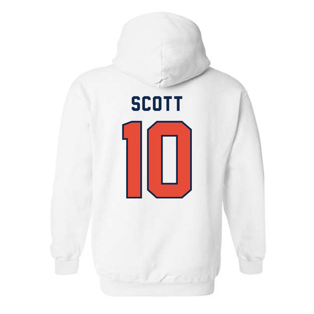 Illinois - NCAA Football : Miles Scott - Classsic Shersey Hooded Sweatshirt-1