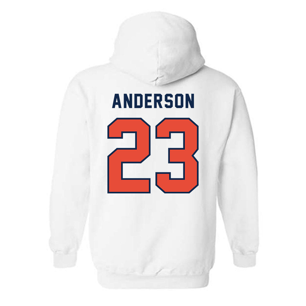 Illinois - NCAA Football : Jordan Anderson - Classsic Shersey Hooded Sweatshirt-1