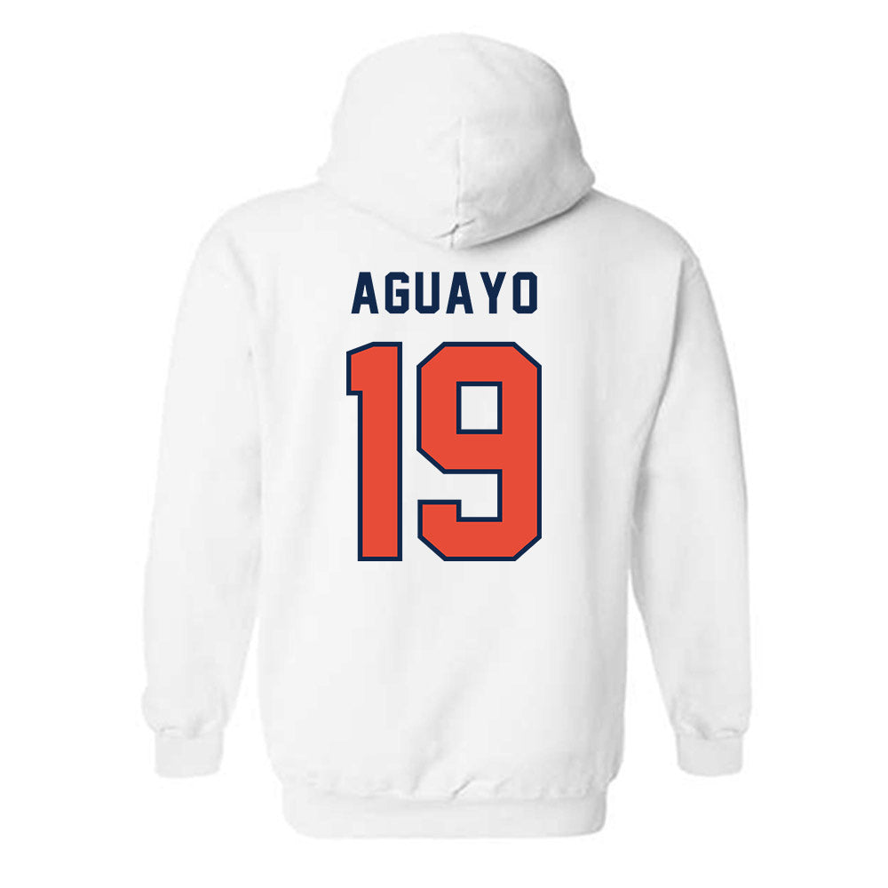 Illinois - NCAA Women's Volleyball : Alyssa Aguayo - Classsic Shersey Hooded Sweatshirt-1