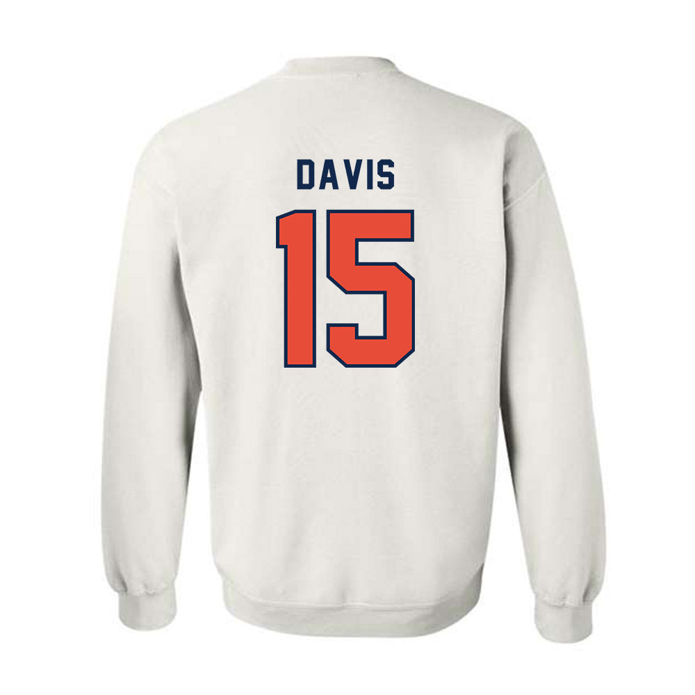 Illinois - NCAA Men's Basketball : Jake Davis - Classsic Shersey Crewneck Sweatshirt-1