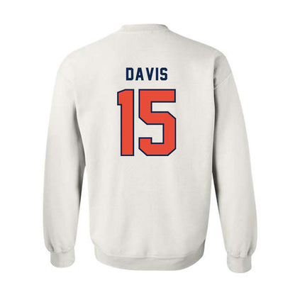 Illinois - NCAA Men's Basketball : Jake Davis - Classsic Shersey Crewneck Sweatshirt-1