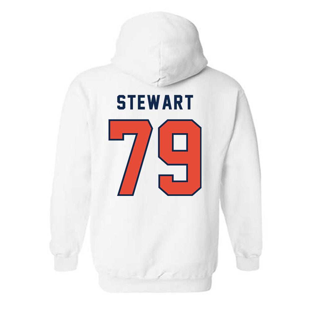 Illinois - NCAA Football : Zafir Stewart - Classsic Shersey Hooded Sweatshirt-1