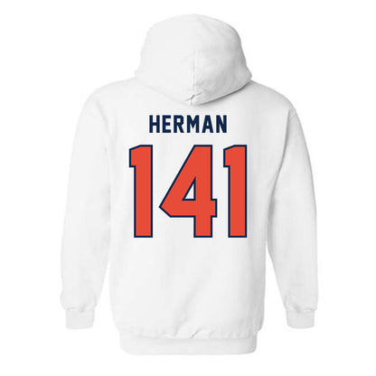 Illinois - NCAA Wrestling : Jackson Herman - Classsic Shersey Hooded Sweatshirt-1
