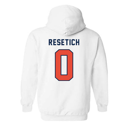 Illinois - NCAA Football : Mac Resetich - Classsic Shersey Hooded Sweatshirt-1