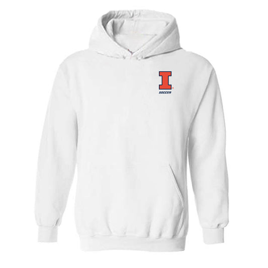 Illinois - NCAA Women's Soccer : Cailynn Junk - Classsic Shersey Hooded Sweatshirt-0