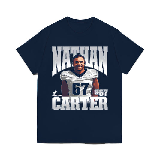 Samford - NCAA Football : Nate Carter - Collage Comfort Colors T-Shirt-0