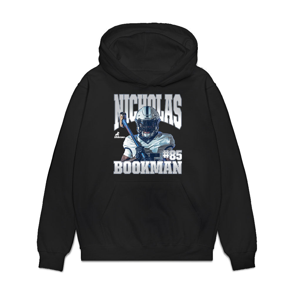 Samford - NCAA Football : Nicholas Bookman - Graphic Tee Premium Hooded Sweatshirt-0