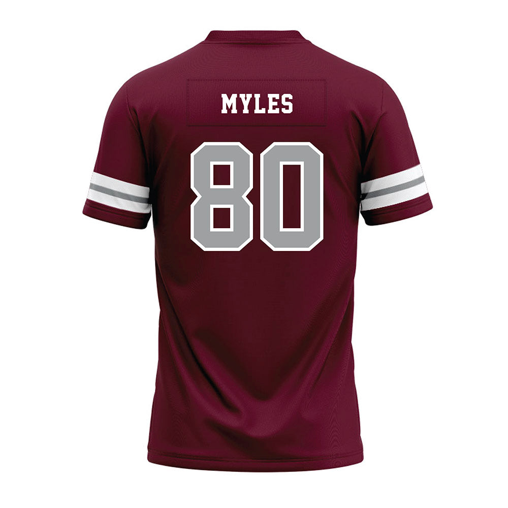 Texas A&M - NCAA Football : Jerome Myles - Maroon Premium Football Jersey-1