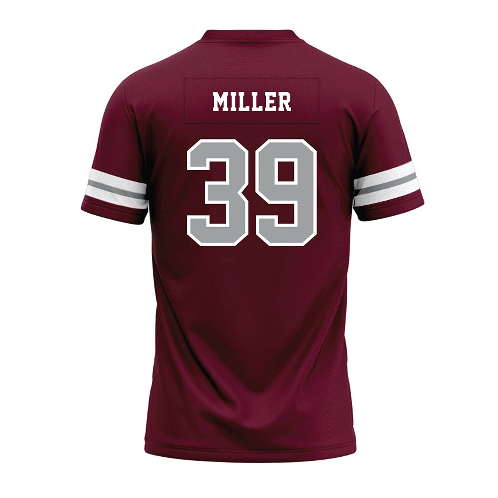 Texas A&M - NCAA Football : Luke Miller - Maroon Premium Football Jersey-1