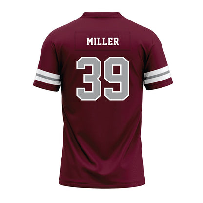 Texas A&M - NCAA Football : Luke Miller - Maroon Premium Football Jersey-1