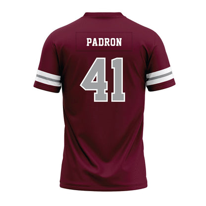 Texas A&M - NCAA Football : Liam Padron - Maroon Premium Football Jersey-1