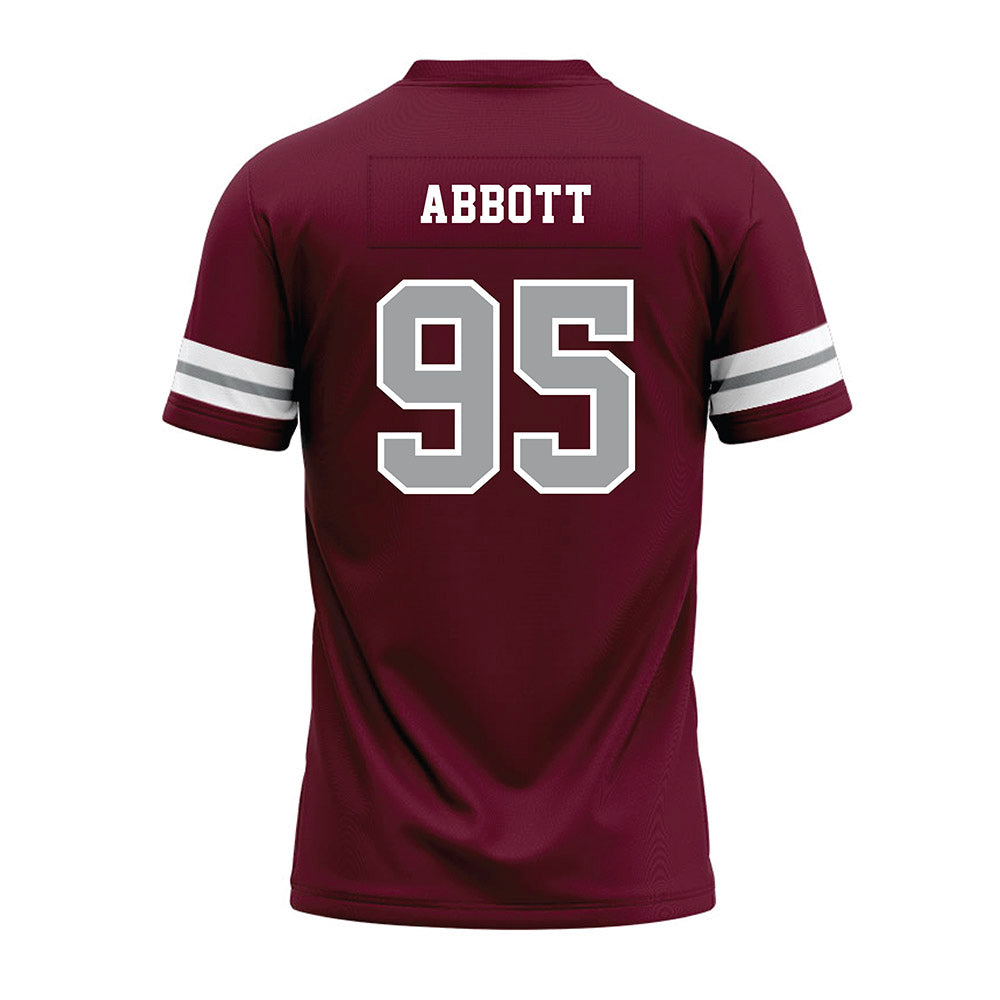 Texas A&M - NCAA Football : Alex Abbott - Maroon Premium Football Jersey-1