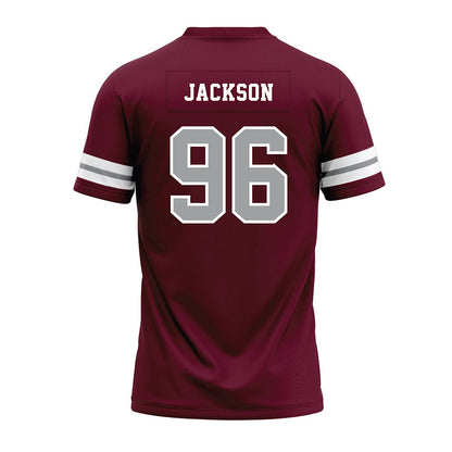 Texas A&M - NCAA Football : Nathan Jackson - Maroon Premium Football Jersey-1