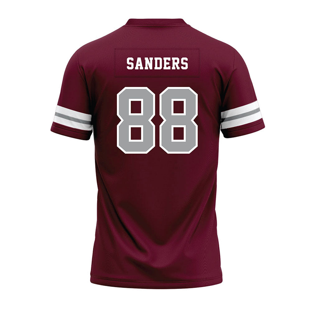 Texas A&M - NCAA Football : DJ Sanders - Maroon Premium Football Jersey-1