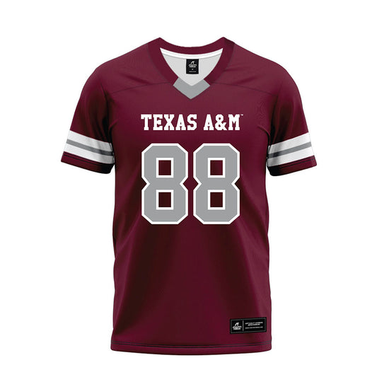 Texas A&M - NCAA Football : DJ Sanders - Maroon Premium Football Jersey-0
