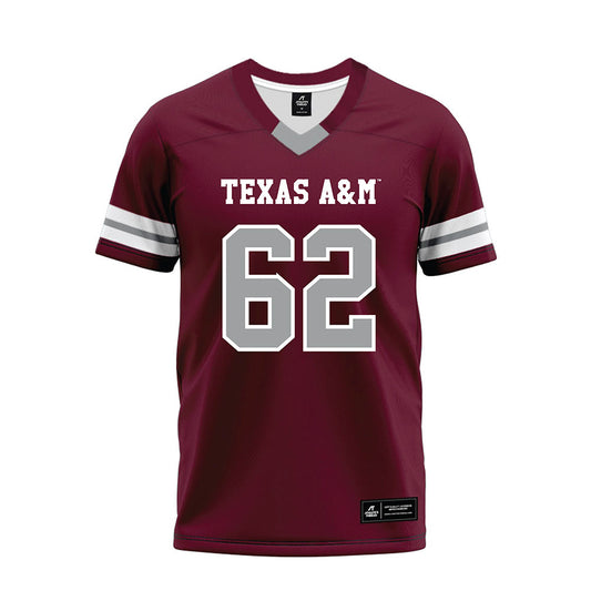 Texas A&M - NCAA Football : Marcus Garcia - Maroon Premium Football Jersey-0