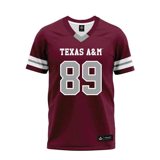 Texas A&M - NCAA Football : Kade Stewart - Maroon Premium Football Jersey-0