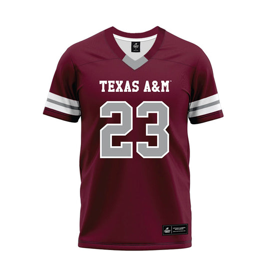 Texas A&M - NCAA Football : Jamarion Morrow - Maroon Premium Football Jersey-0