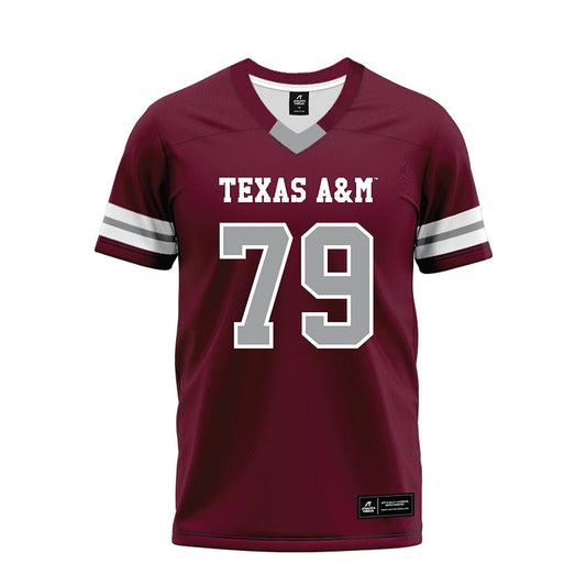 Texas A&M - NCAA Football : Lamont Rogers - Maroon Premium Football Jersey-0