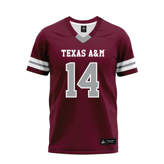 Texas A&M - NCAA Football : Jayvon Thomas - Maroon Premium Football Jersey-0
